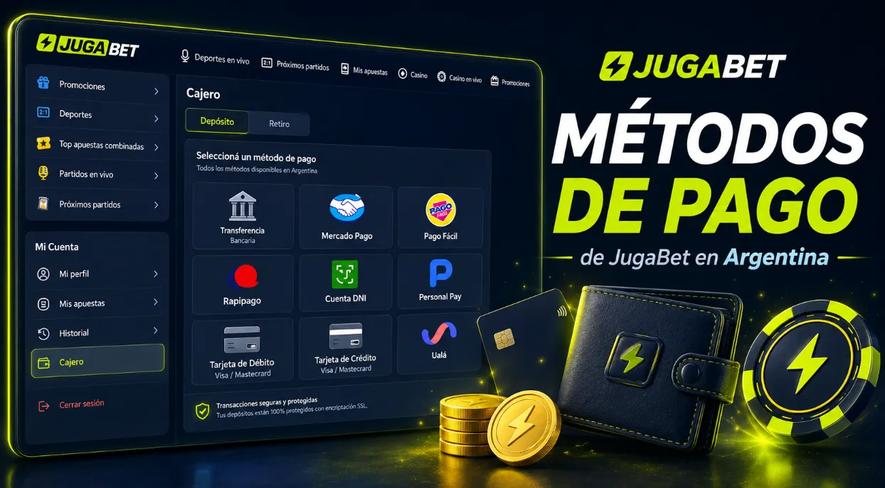 Métodos de Pago de JugaBet en Argentina